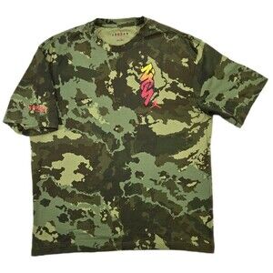 Mens Air Jordan Zion Williams Bayou Boys Camouflage Short Sleeve T Shirt Large